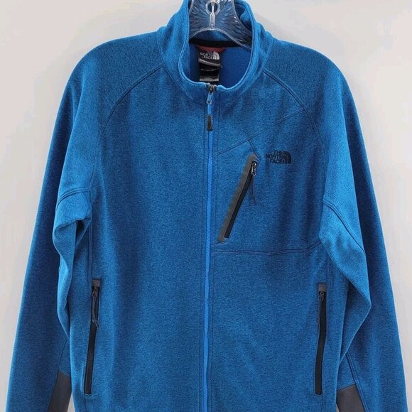 The North Face Men's Canyonlands Micro Fleece Lined Hoodie Jacket. Size M. Blue - Picture 1 of 9